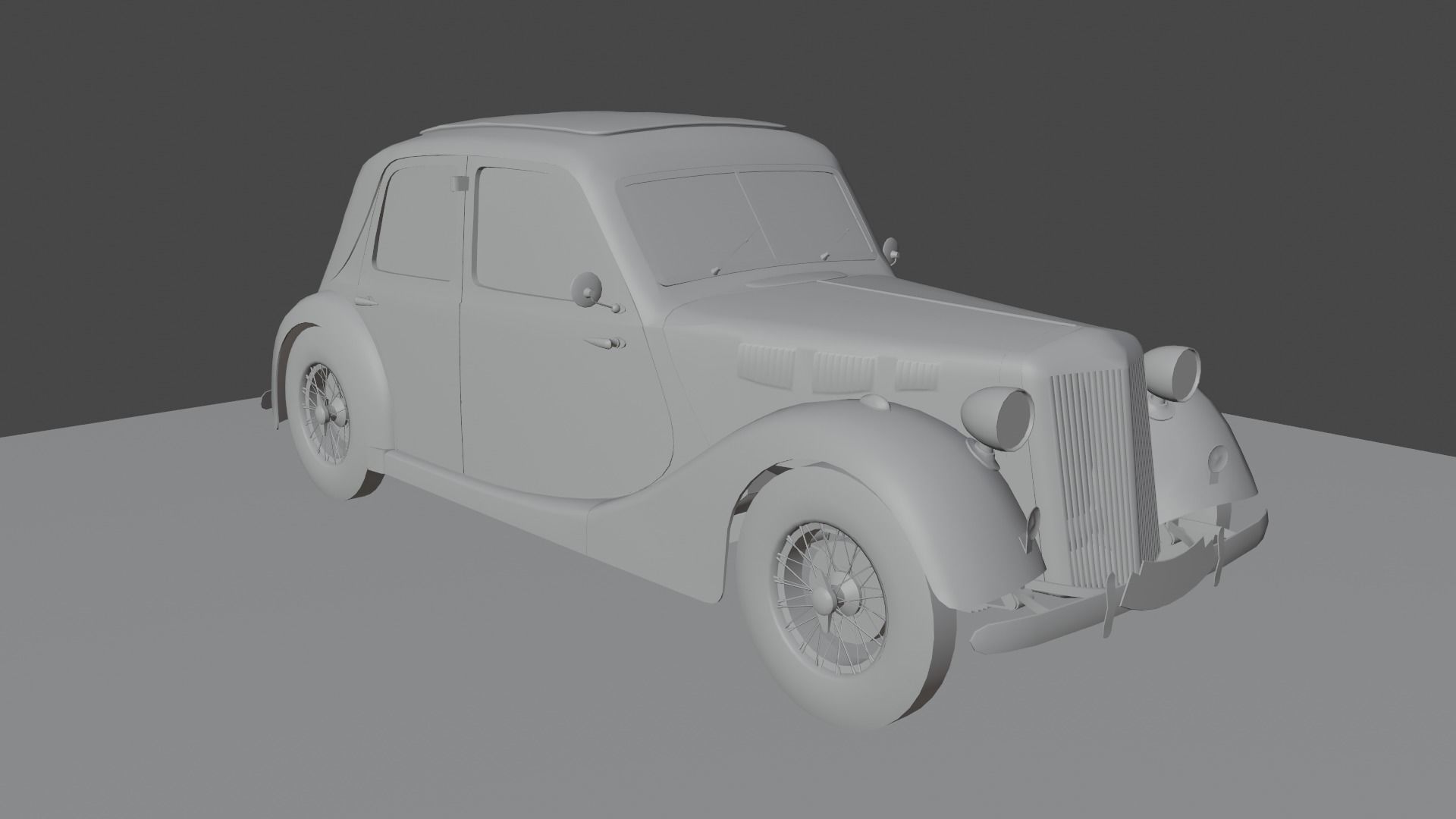 Renault Celtaquatre Low-poly 3D model_34