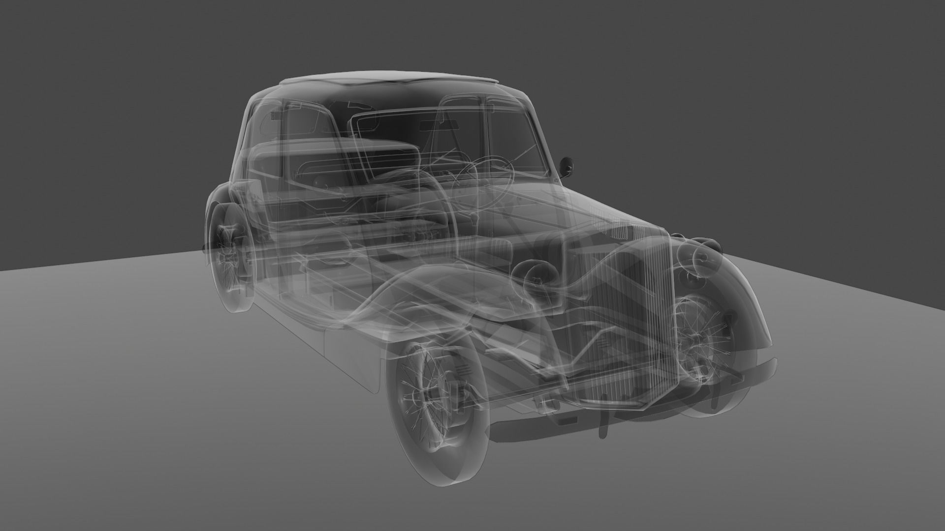Renault Celtaquatre Low-poly 3D model_55