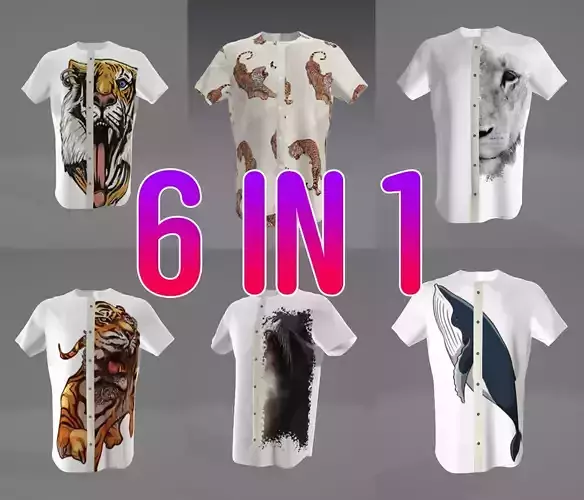 Men Clothing 1 Set 6 in 1