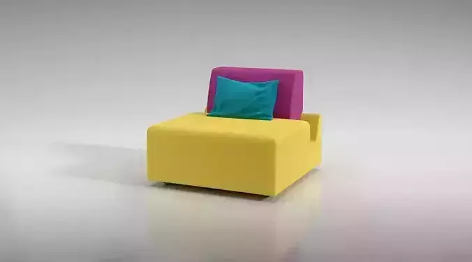 Modern Colored Couch