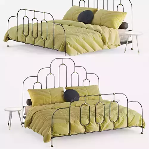 Bed No 03 3D model