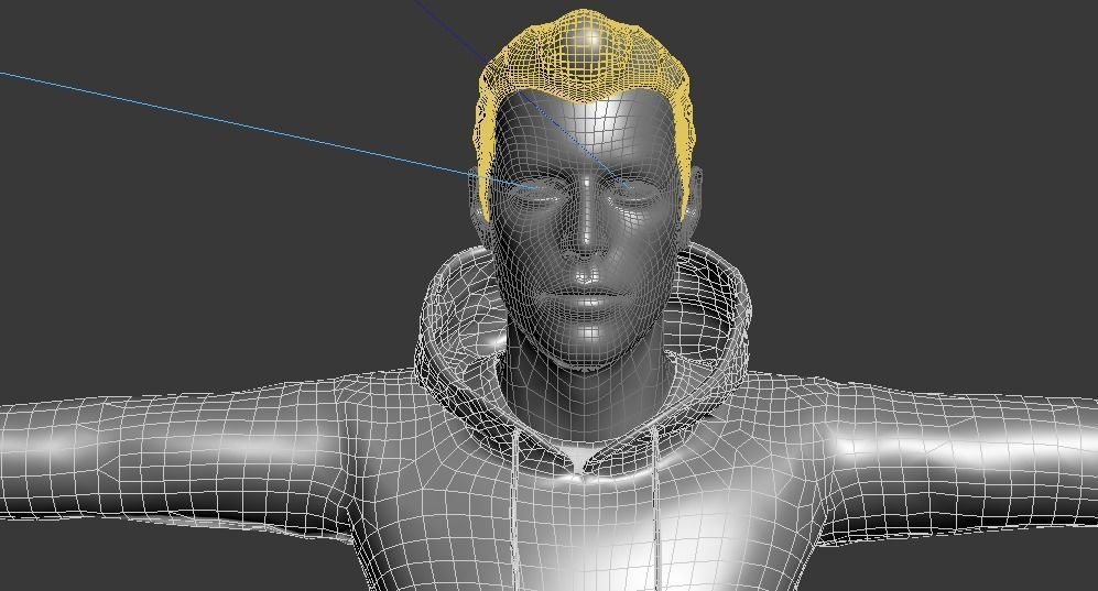 Rigged 3d man model 3D model_4