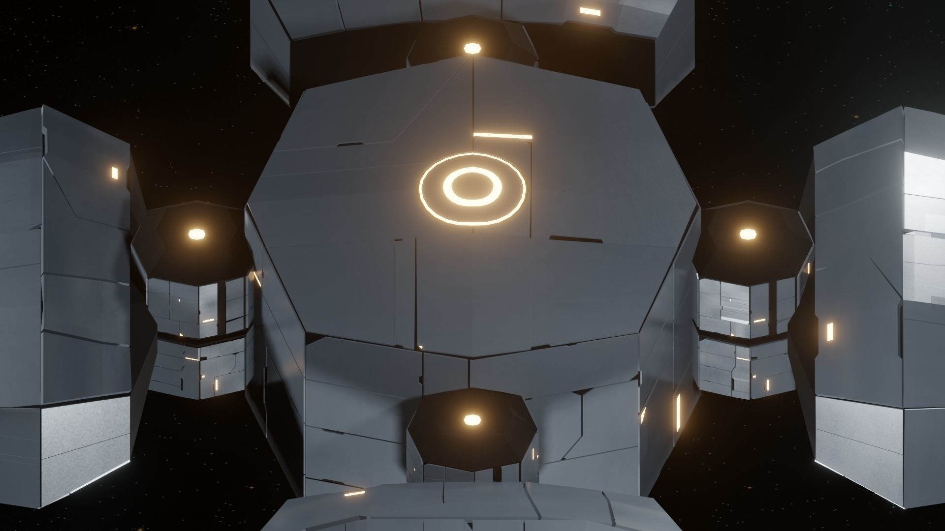 Probe II Spaceship Low-poly 3D model_8