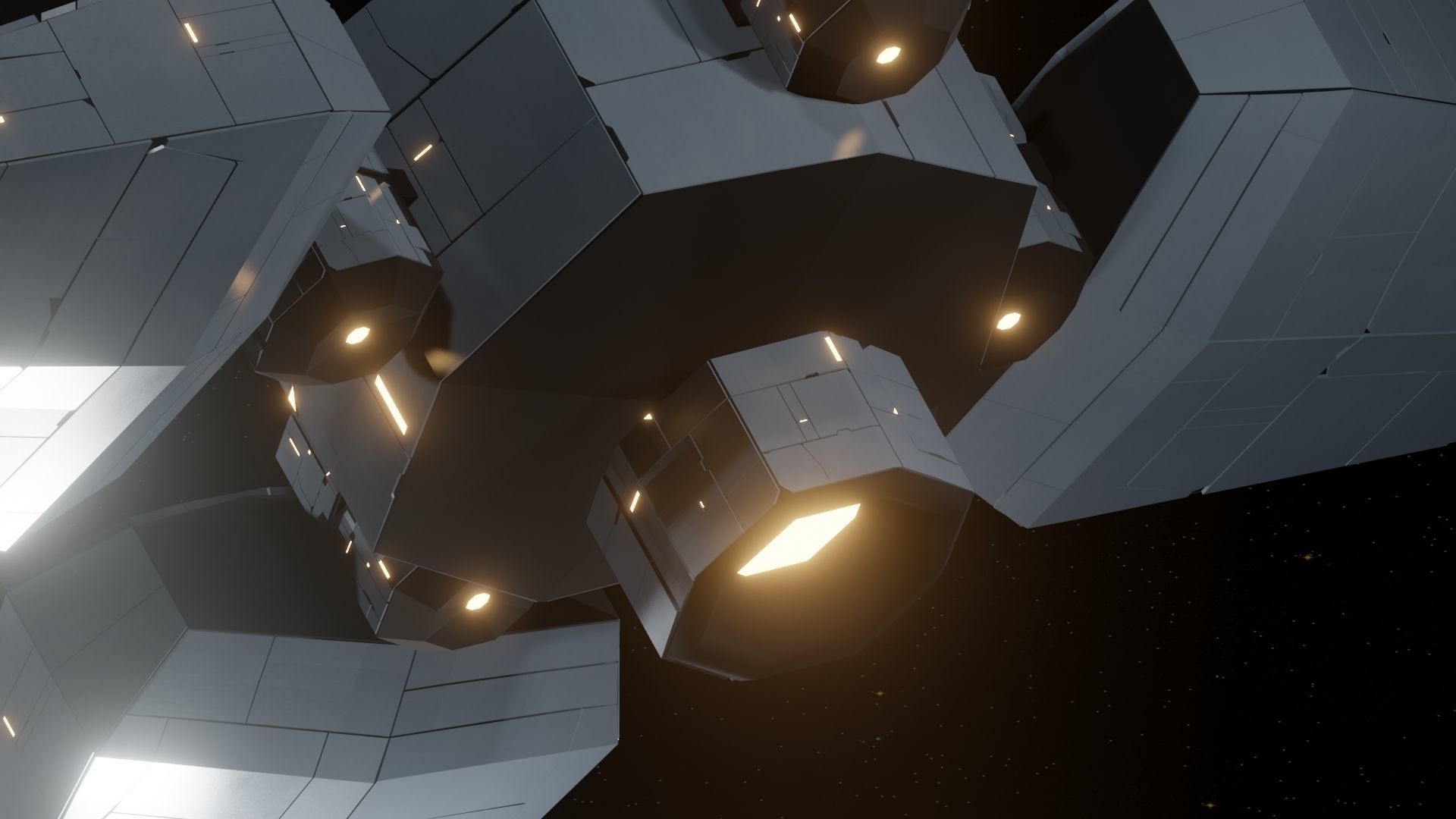 Probe II Spaceship Low-poly 3D model_6