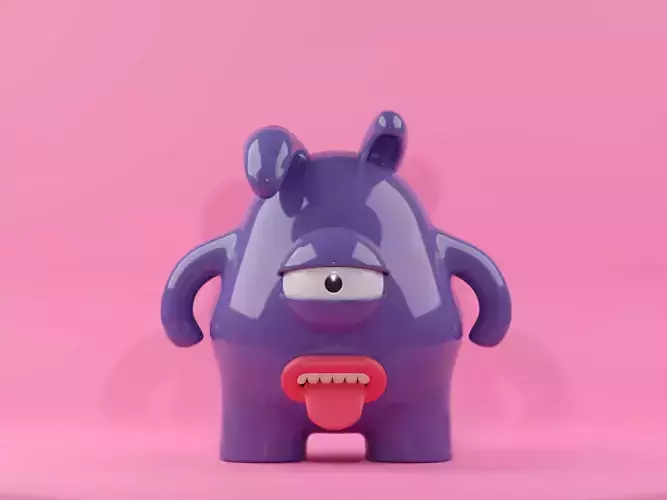 Monster - 3D model toy