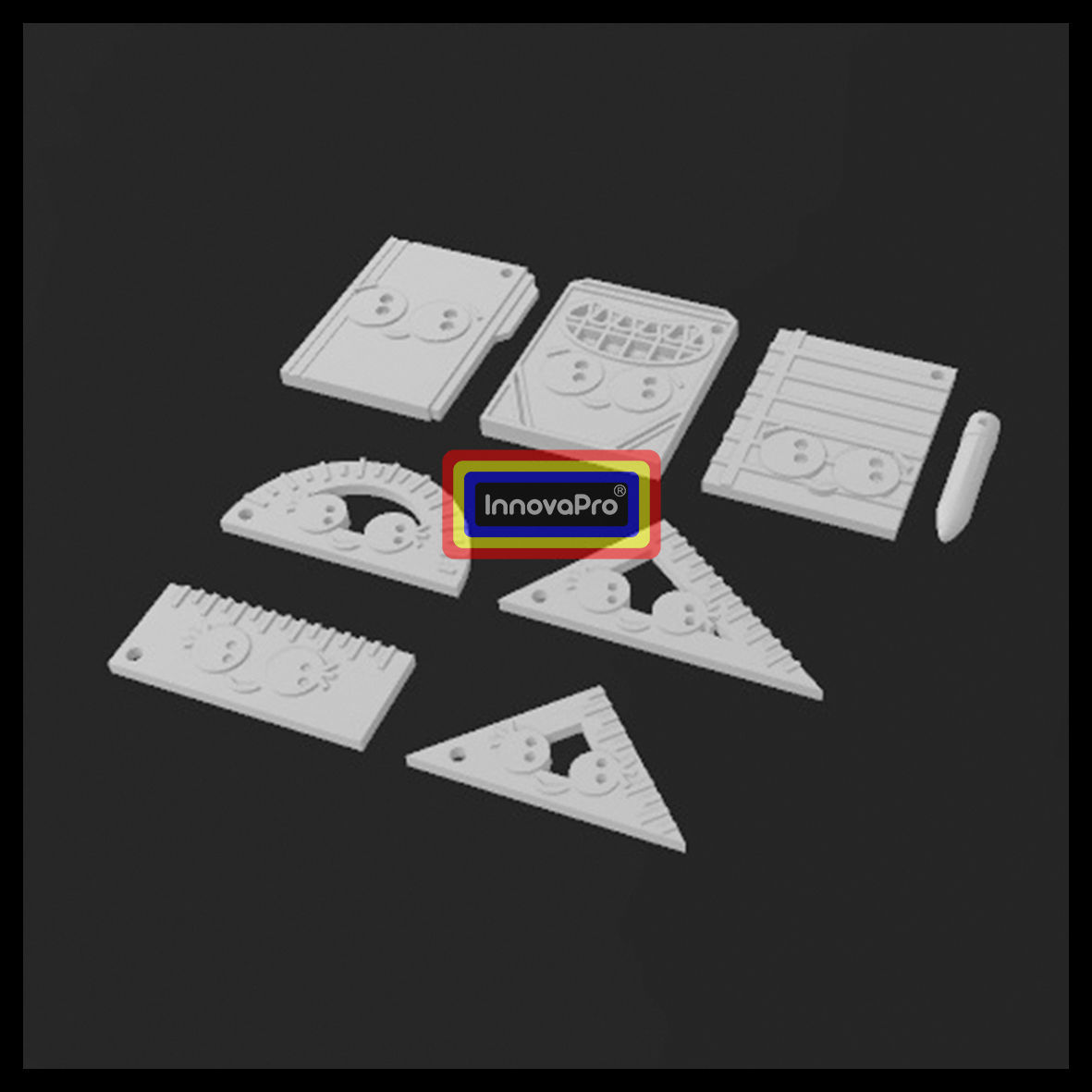 Academics Keychains 3D print model_4