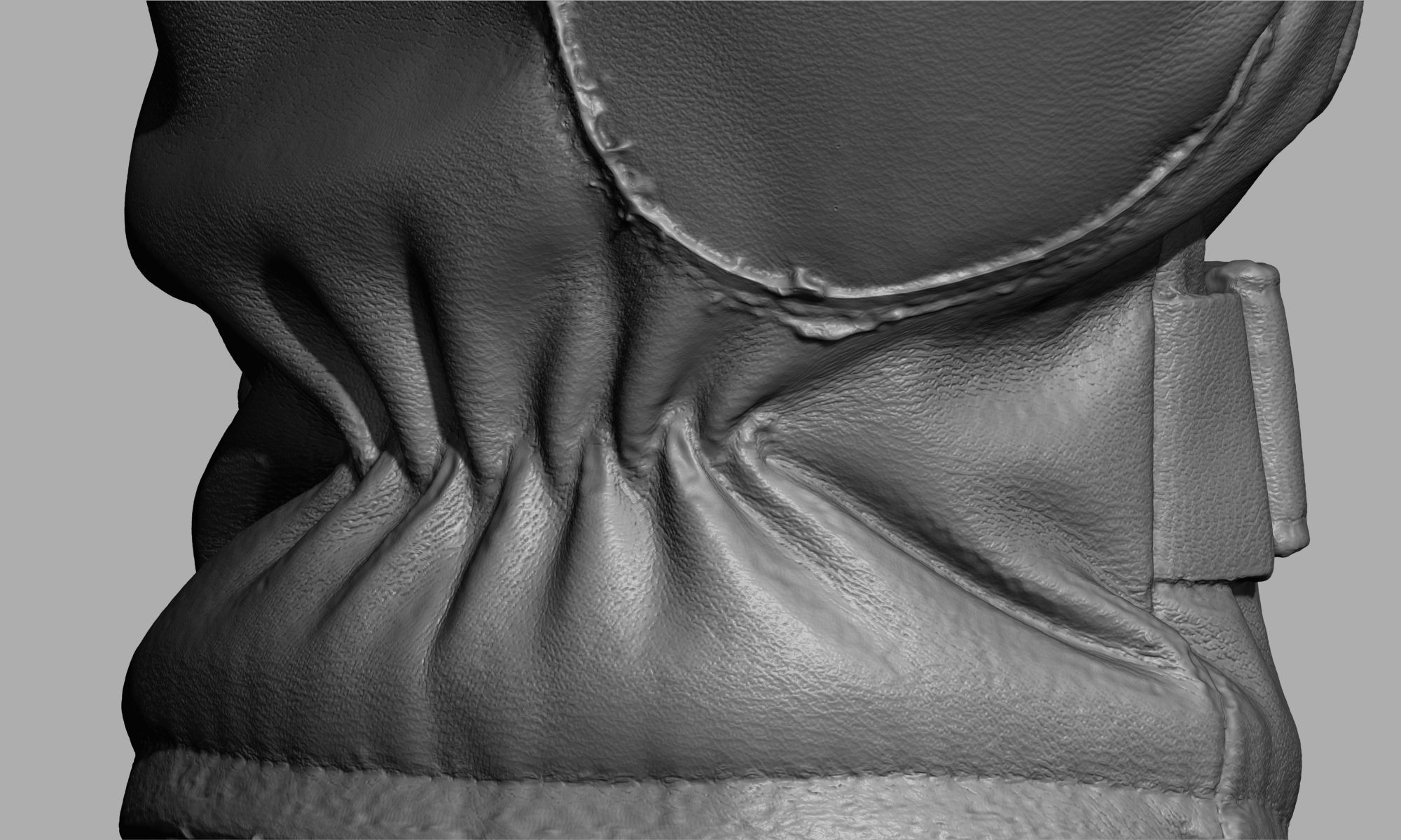 Leather Gloves 004 Low-poly 3D model_17