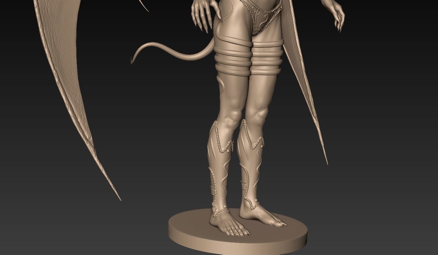 Fantasy Female Character 3D model_7