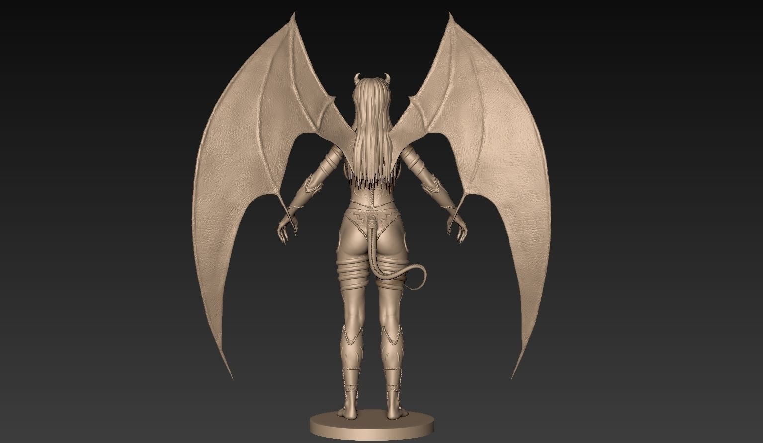 Fantasy Female Character 3D model_5