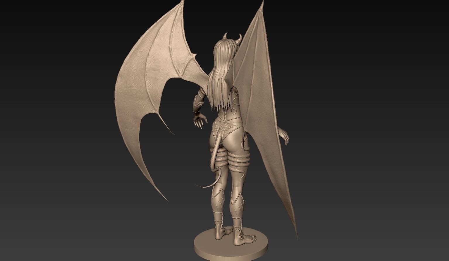 Fantasy Female Character 3D model_6