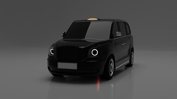 London Taxi-Levc TX 2017 3D Model Low-poly 3D model