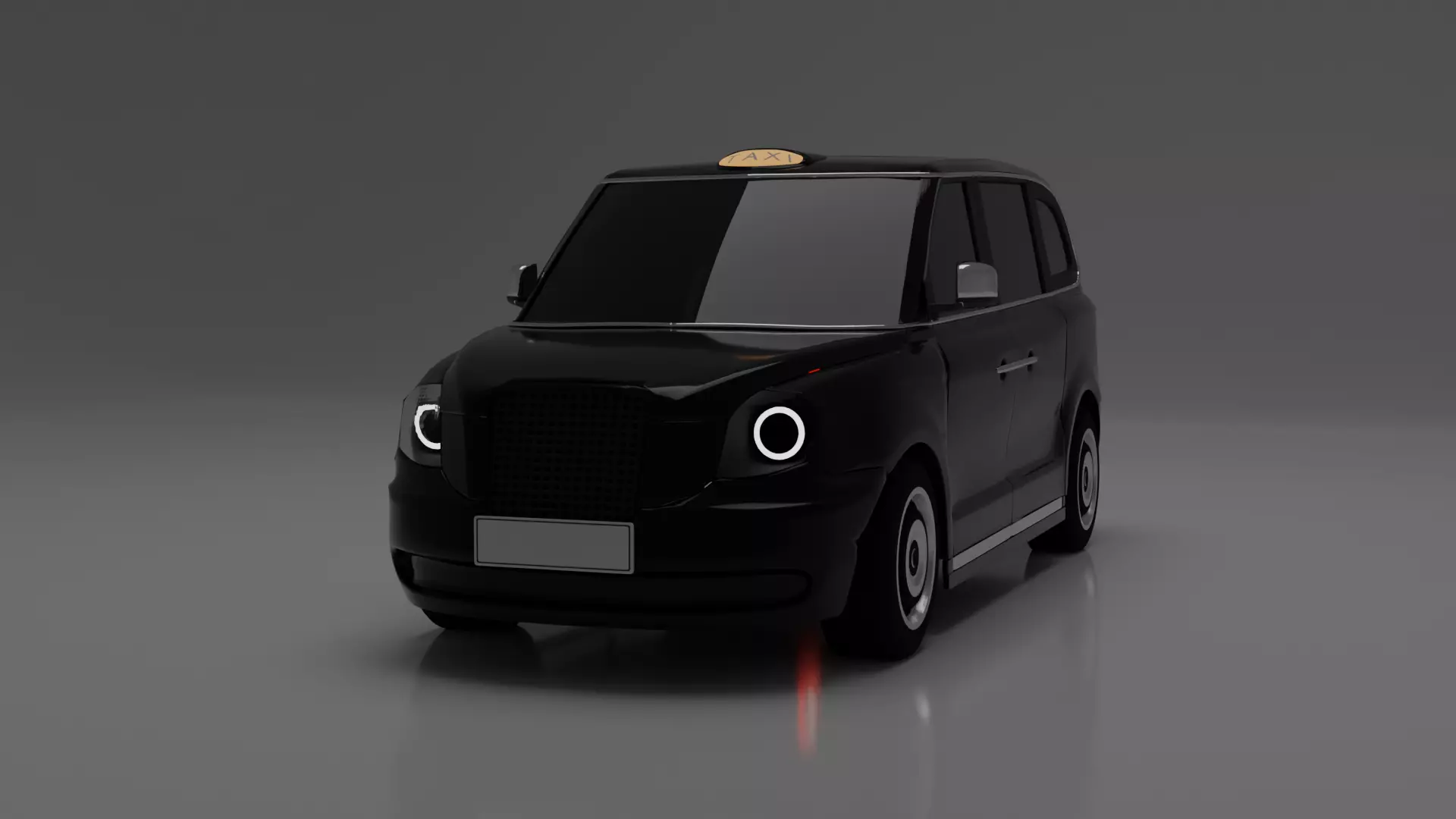 London Taxi-Levc TX 2017 3D Model 3D model