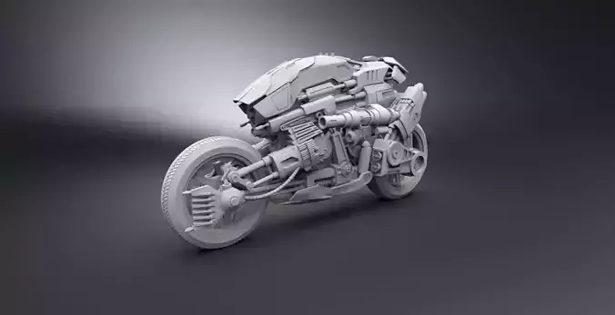 Moto Terminator Scale model 3D print model
