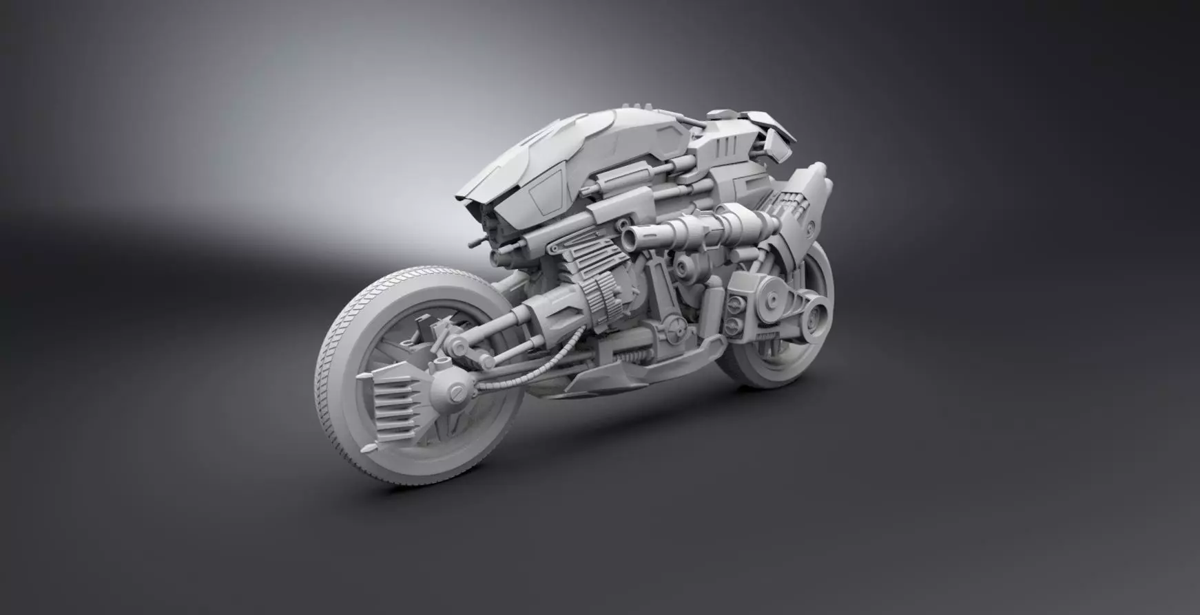 Moto Terminator Scale model 3D print model_0