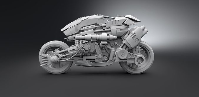 Moto Terminator Scale model 3D print model 2