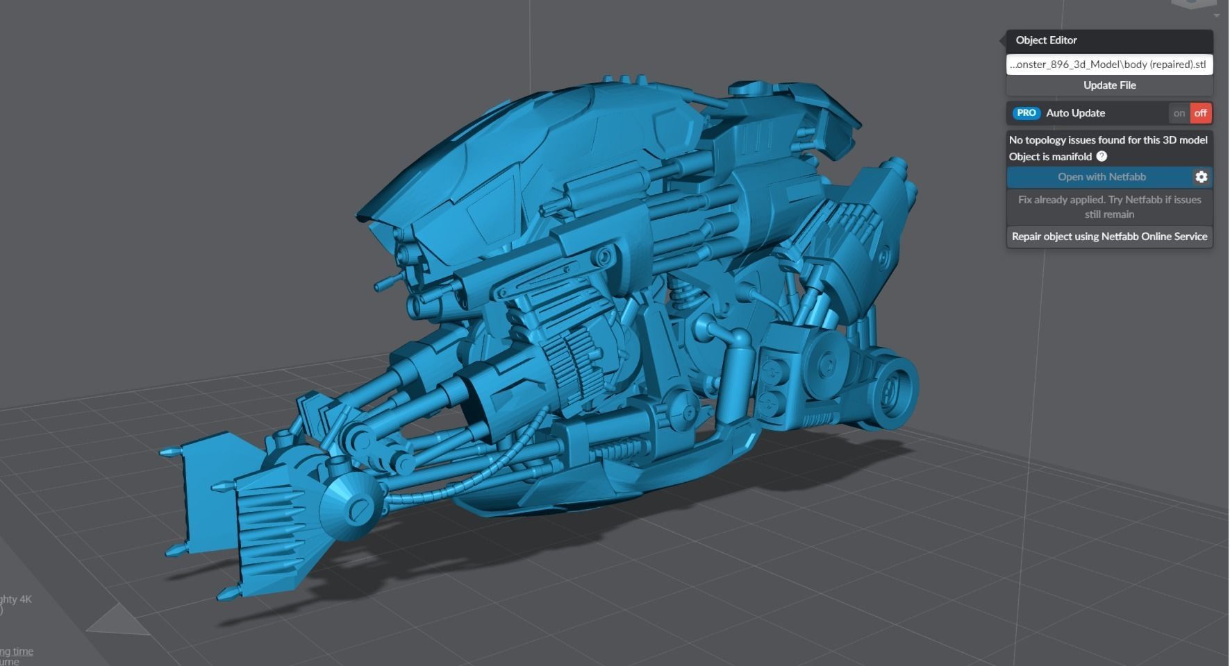 Moto Terminator Scale model 3D print model_5