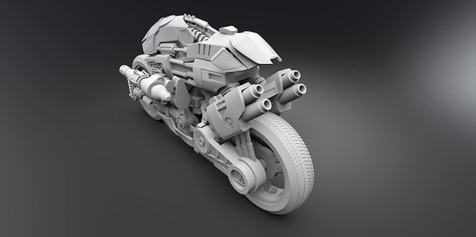Moto Terminator Scale model 3D print model 3