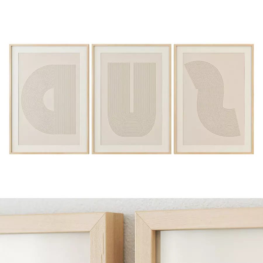 Gallery Wall 44 3D model_0