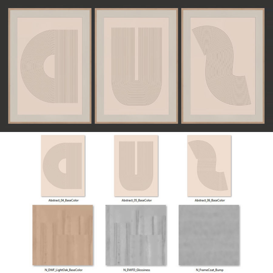 Gallery Wall 44 3D model_5