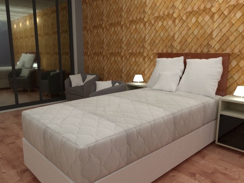 3d floorplan with basic assets 3D model_1