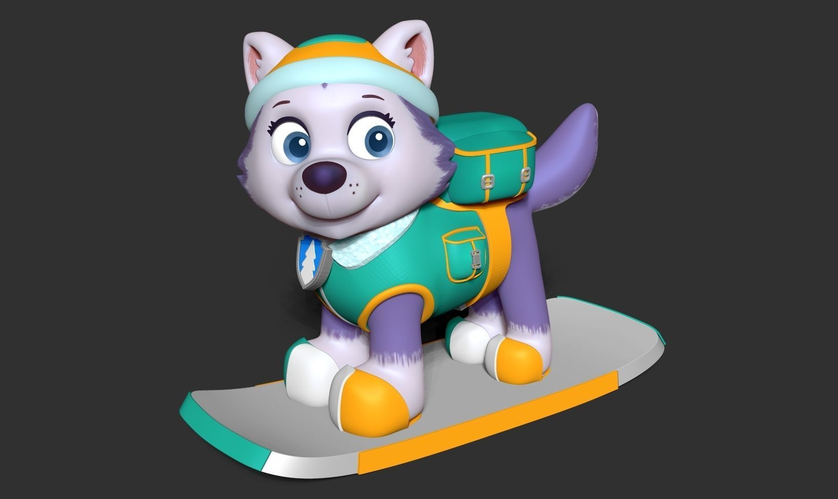 Everest - Paw Patrol Fanart 3D print model_16