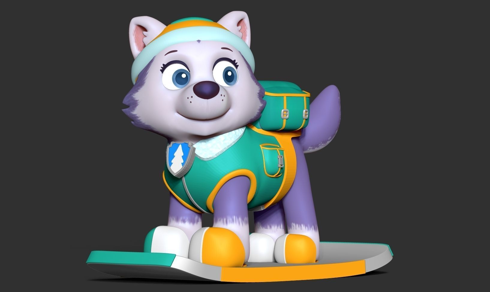 Everest - Paw Patrol Fanart 3D print model_9