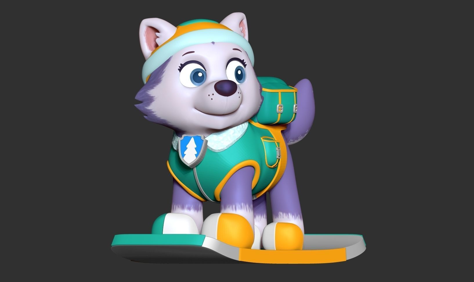 Everest - Paw Patrol Fanart 3D print model_13