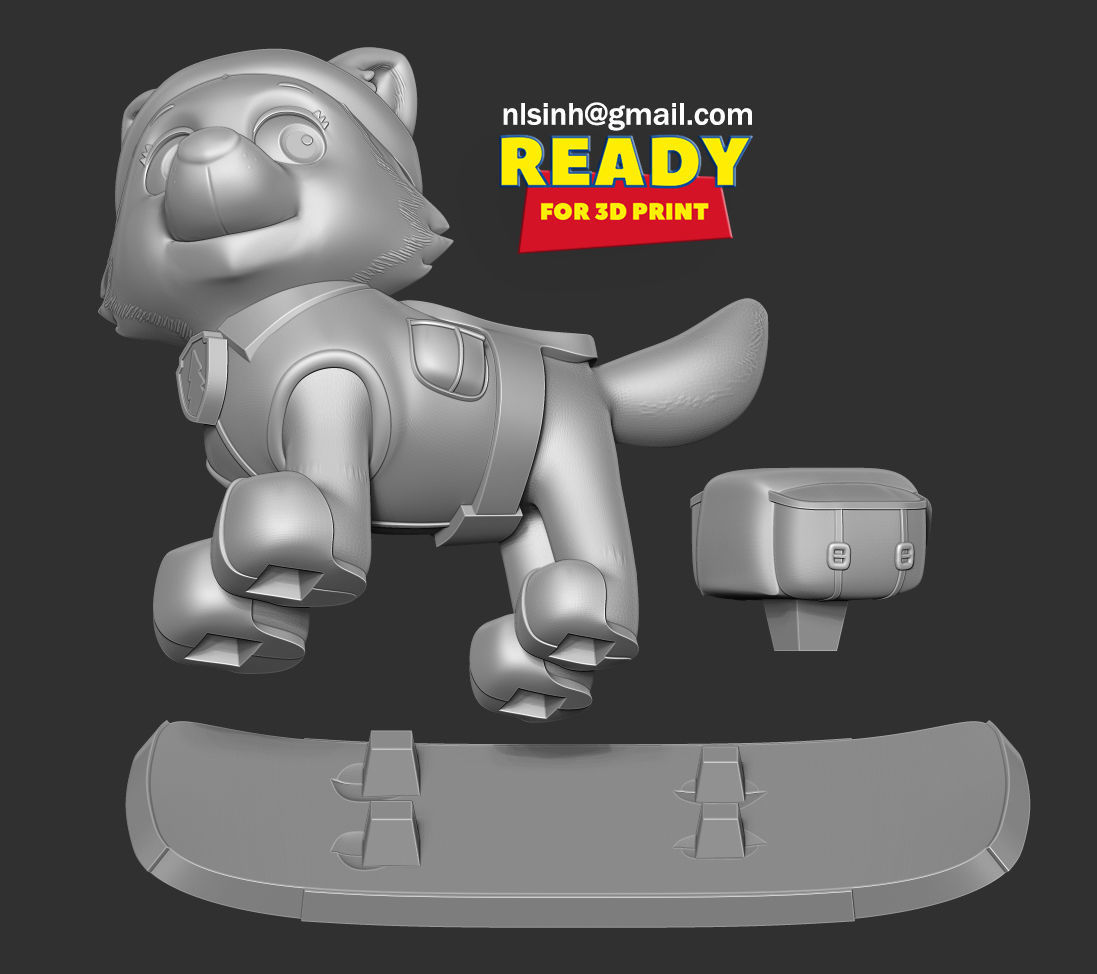 Everest - Paw Patrol Fanart 3D print model_2