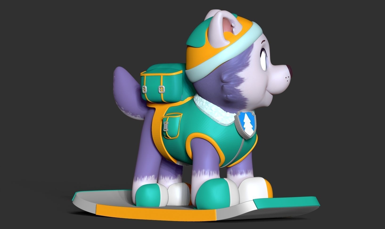 Everest - Paw Patrol Fanart 3D print model_14