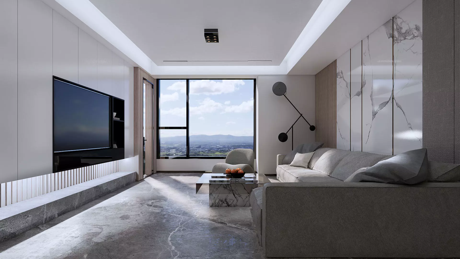 Modern living room 3D model
