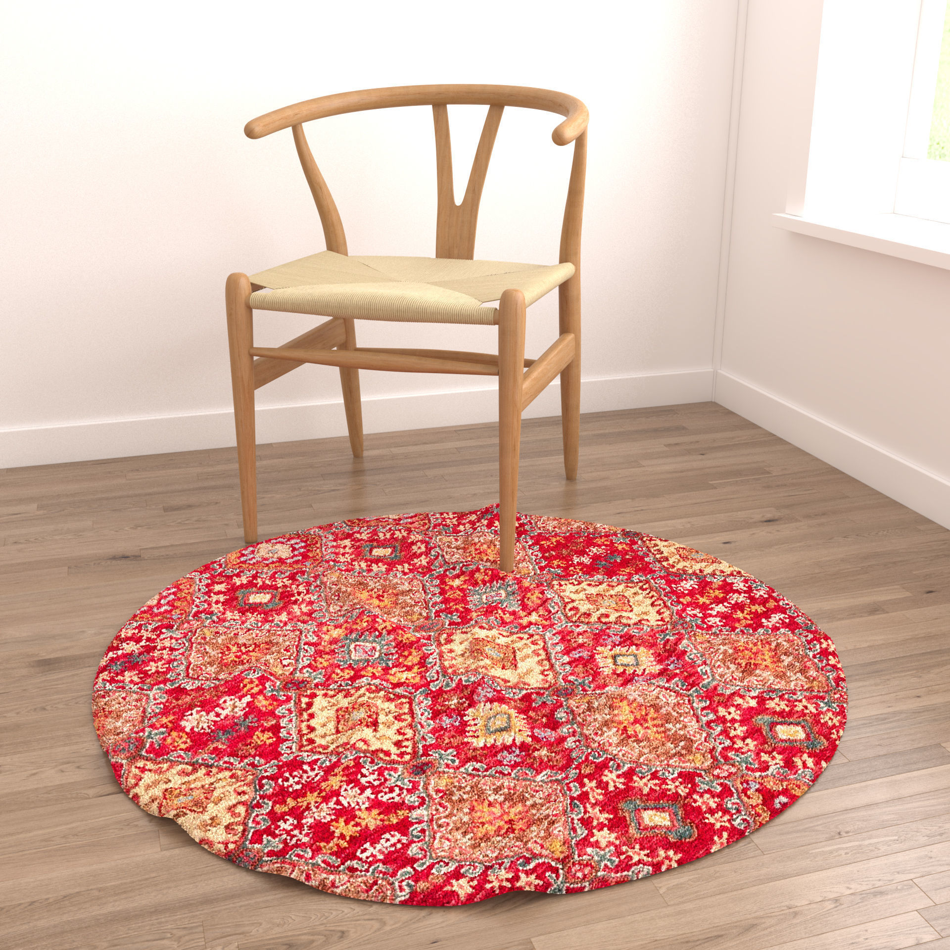 Rugs No 164 Low-poly 3D model_3