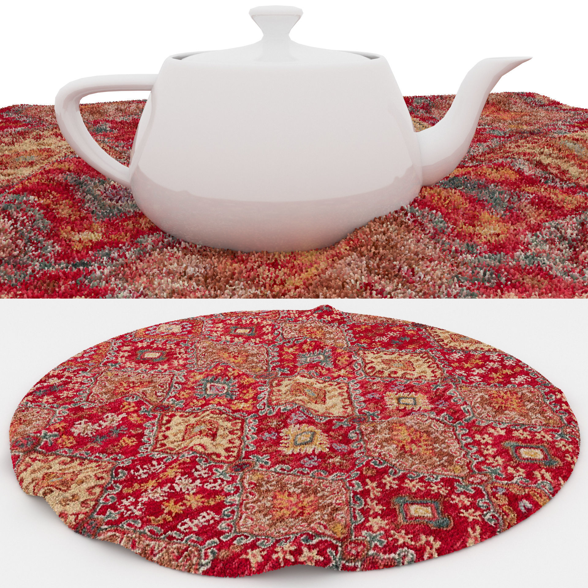 Rugs No 164 Low-poly 3D model_1