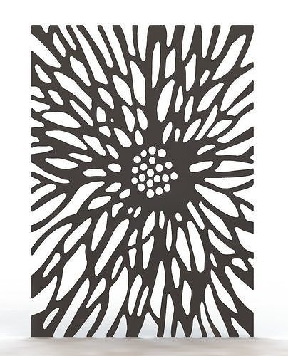 CNC Laser cut pattern Backlit Wall hanging 3D print model
