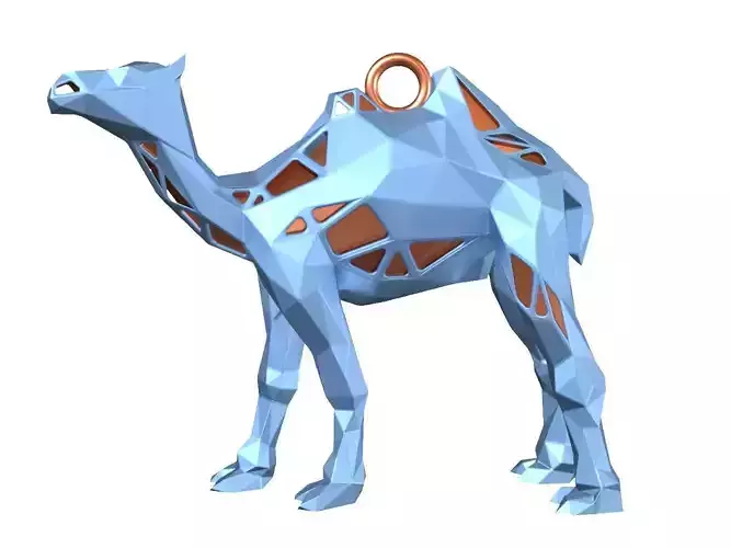 Animal Charm Camel Pose Pendant