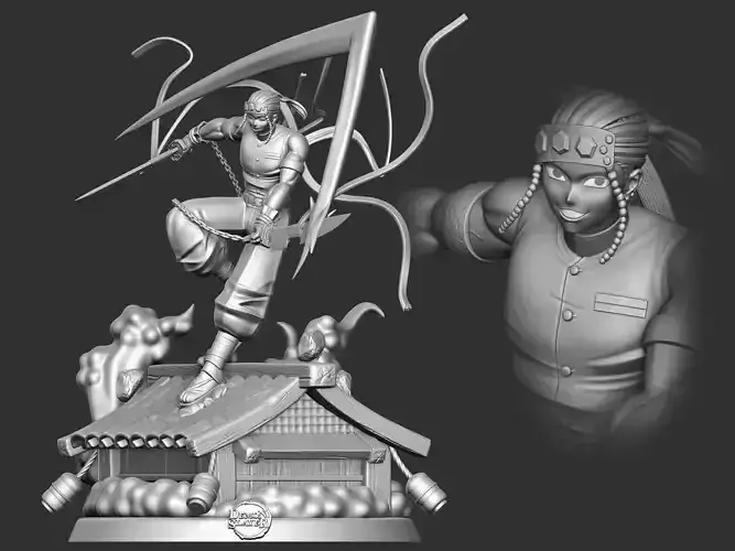 Uzui Tengen - Kimetsu No Yaiba - Demon Slayer 3D print model