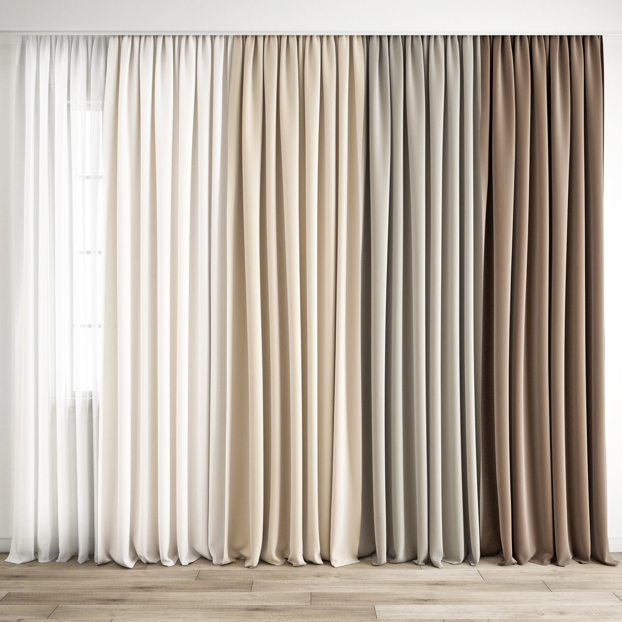 Curtain 193 3D model_4