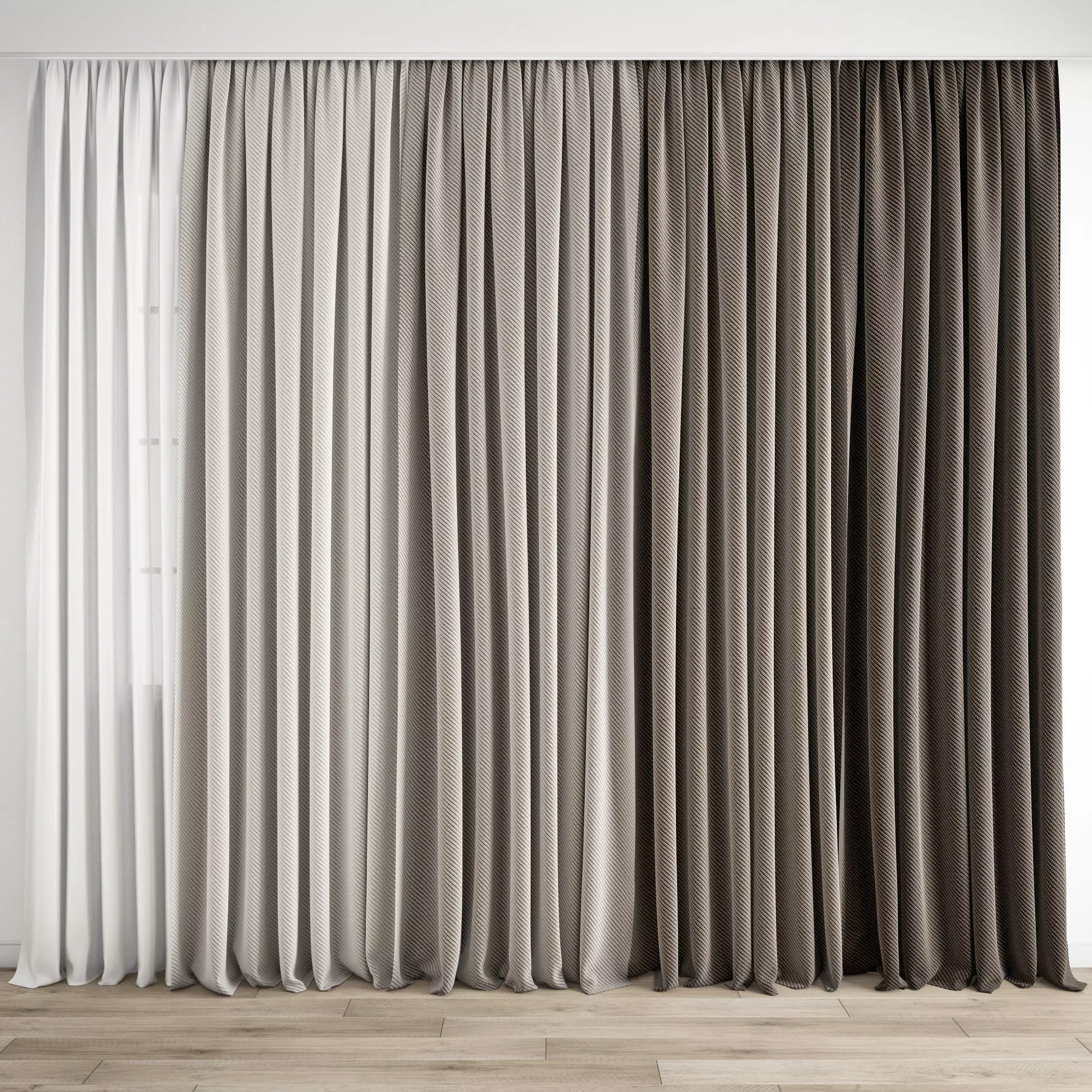 Curtain 194 3D model_0