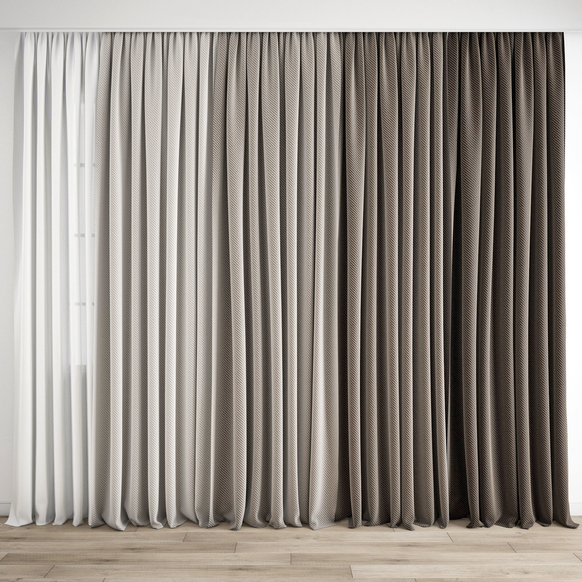 Curtain 194 3D model_3