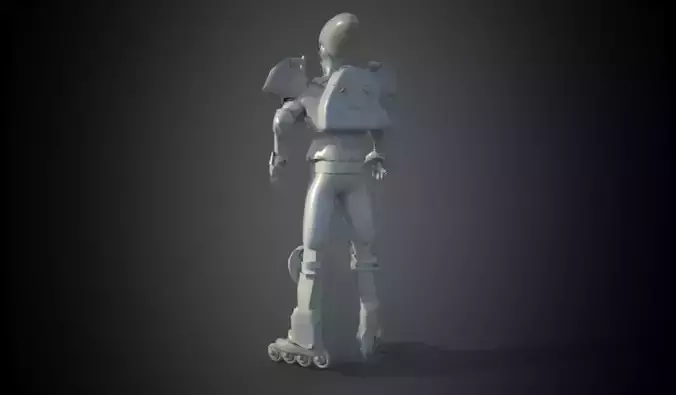 Roller humanoid robot
