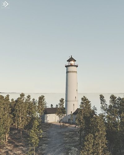 Light house 3D model