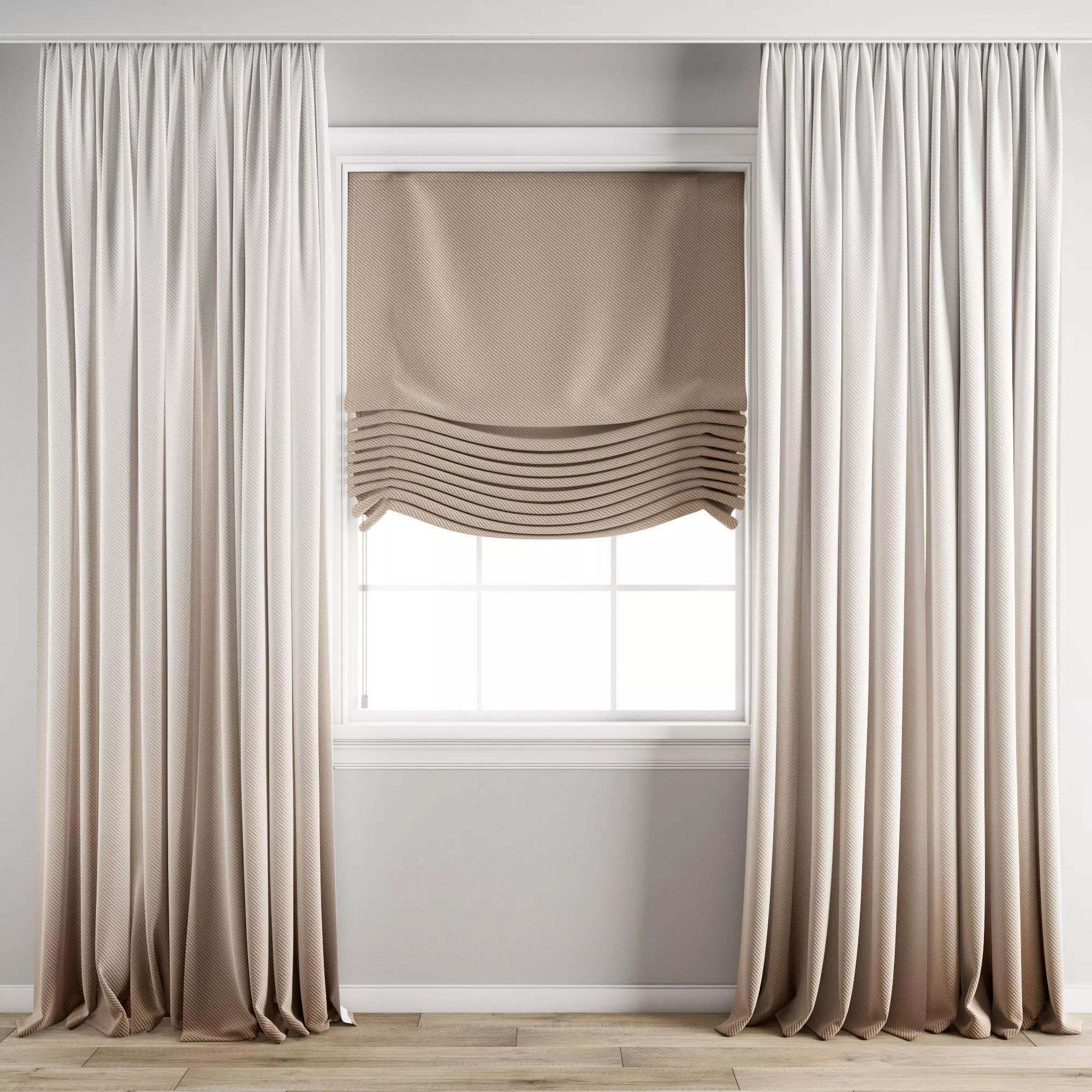 Curtain 195 3D model_0