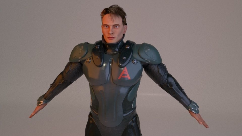 character game 3D model_2