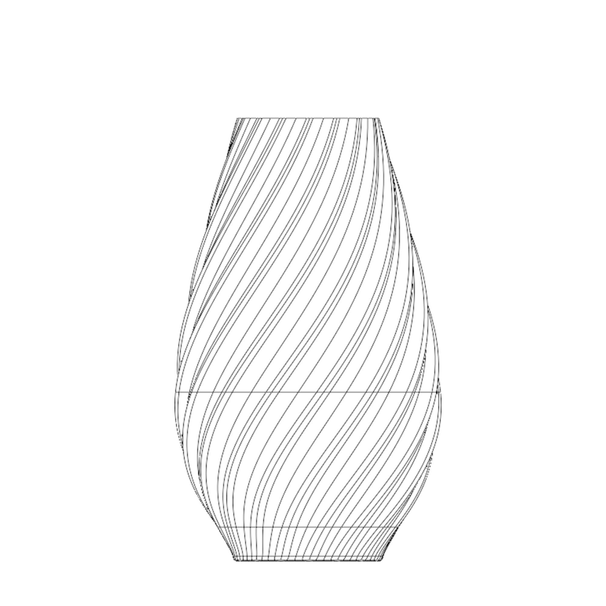 Flower Vase stl file Simple Download and easy to use 3D print model_3