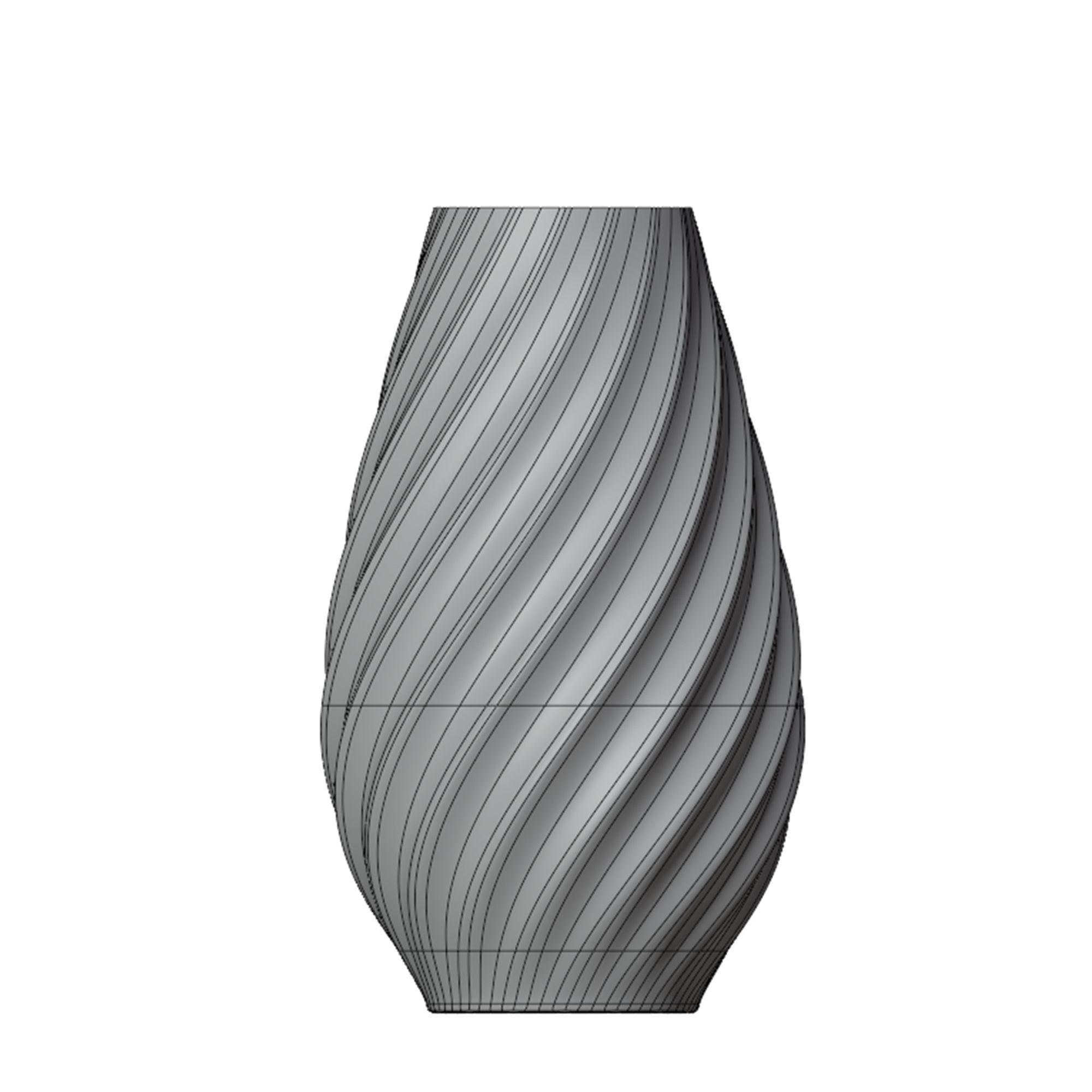 Flower Vase stl file Simple Download and easy to use 3D print model_4