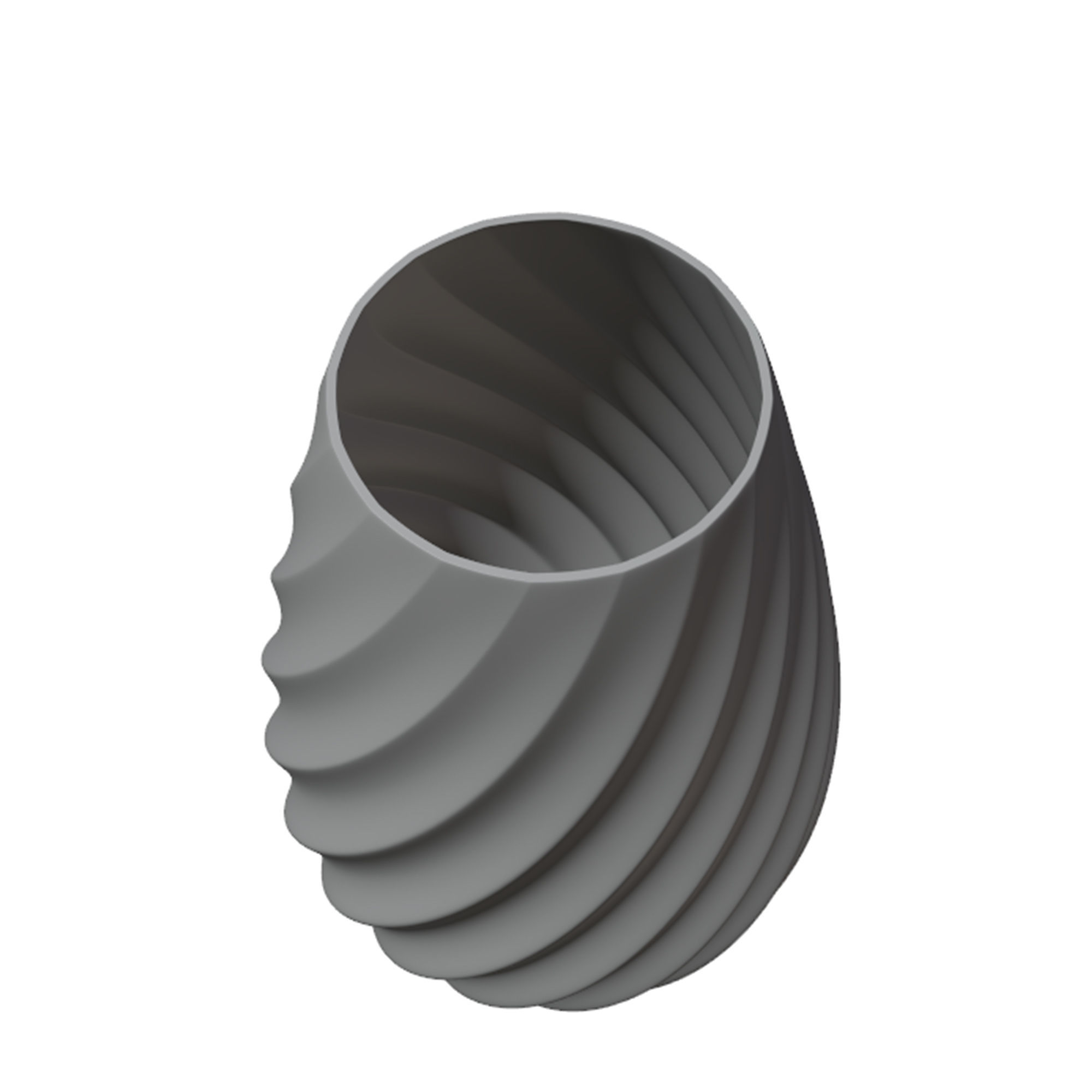 Flower Vase stl file Simple Download and easy to use 3D print model_6
