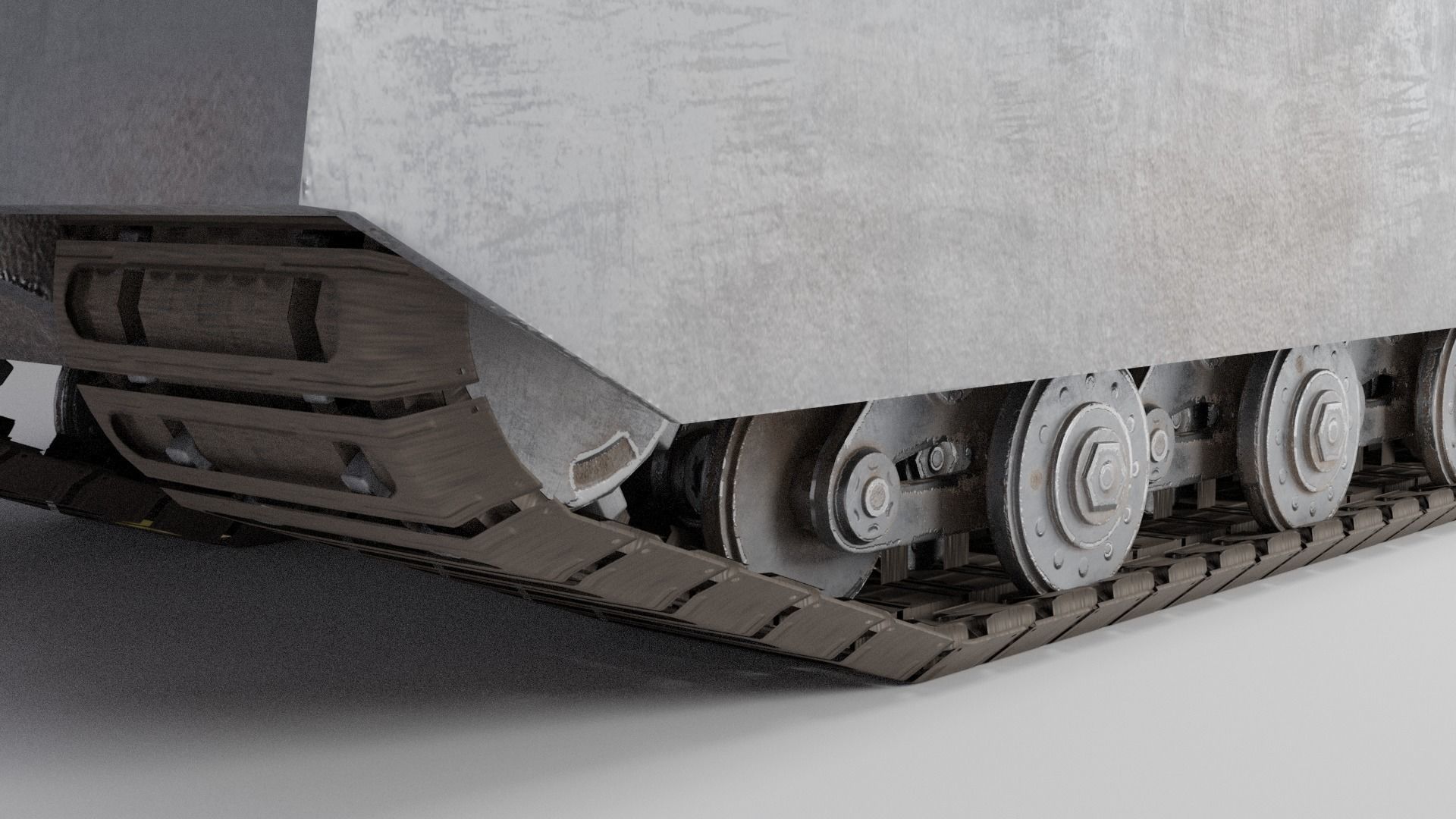 Maus Tank - Game-Ready - RIGGED - LOW-POLY - Low-poly 3D model_6