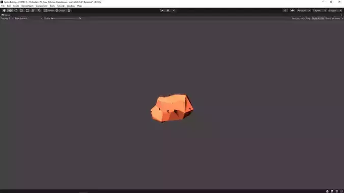 low poly bush origami