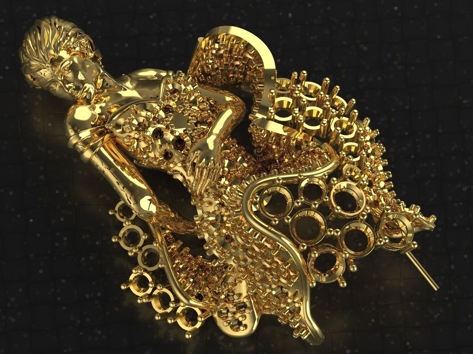 PENDANT PASSION 3D print model_20