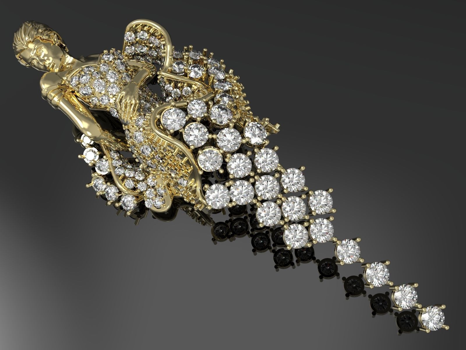 PENDANT PASSION 3D print model_3