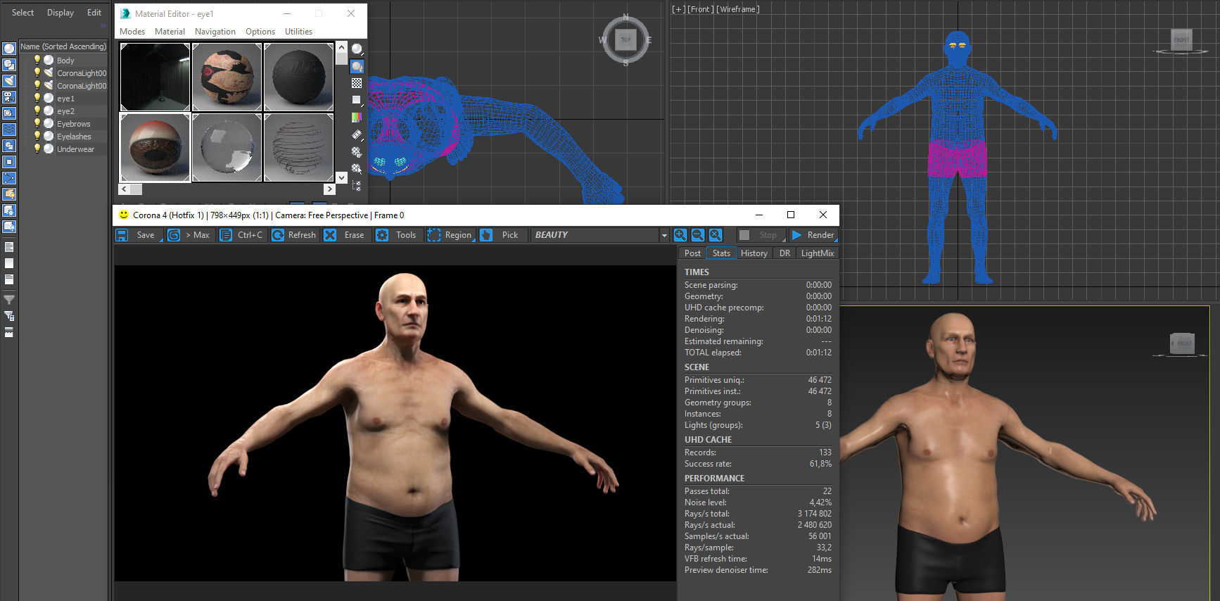 Different ages men pack 3D Model Collection_54